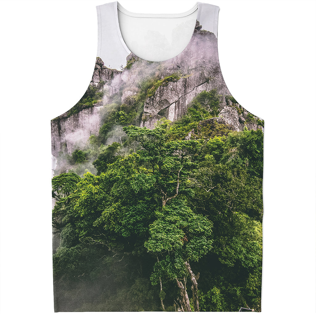 High Mountain Print Men's Tank Top