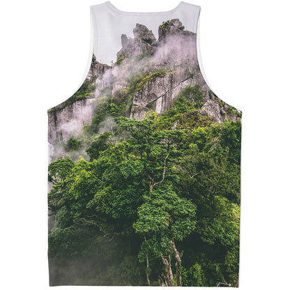 High Mountain Print Men's Tank Top
