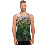 High Mountain Print Men's Tank Top