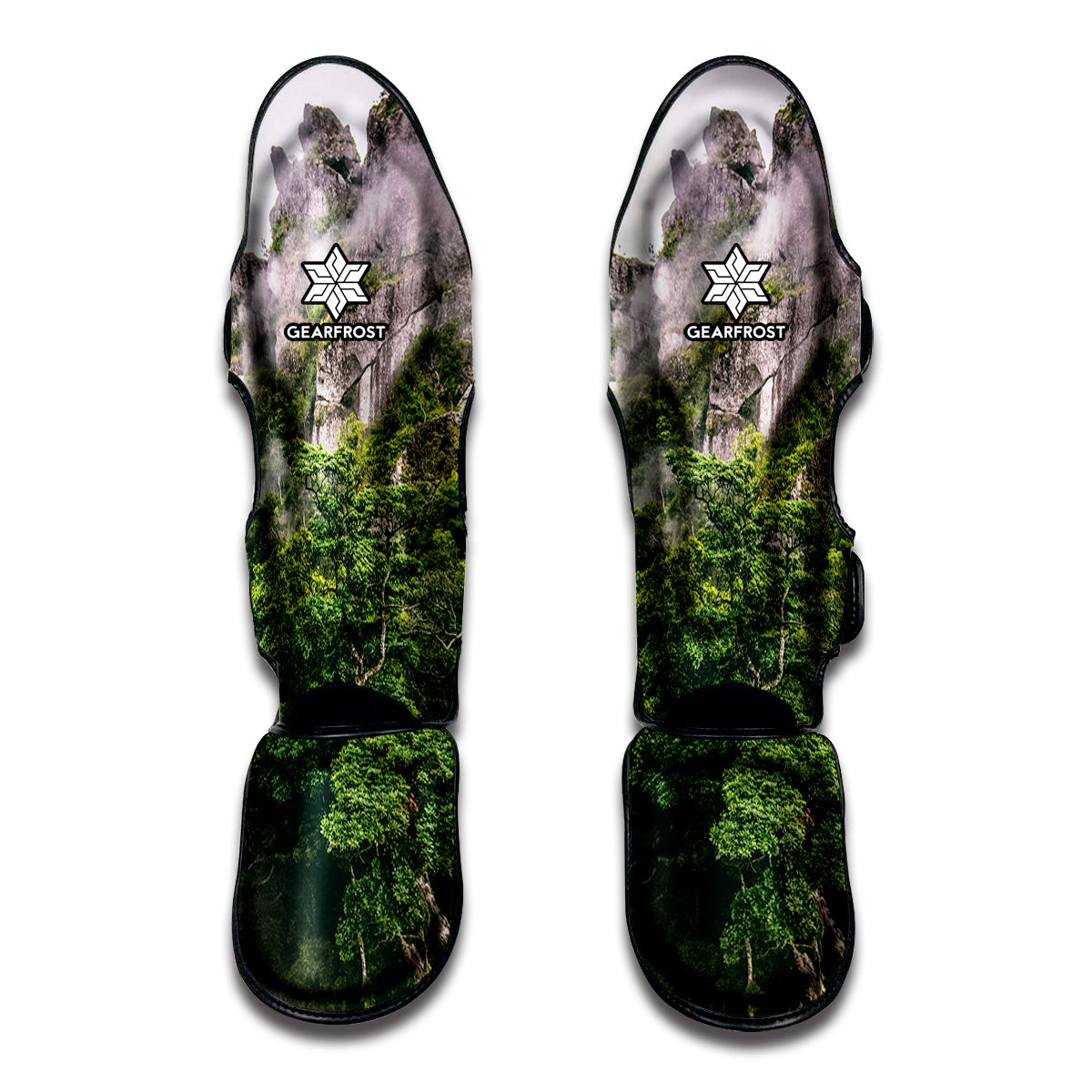 High Mountain Print Muay Thai Shin Guard