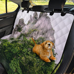 High Mountain Print Pet Car Back Seat Cover