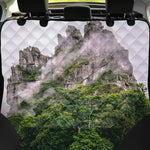 High Mountain Print Pet Car Back Seat Cover