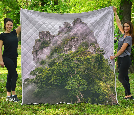 High Mountain Print Quilt