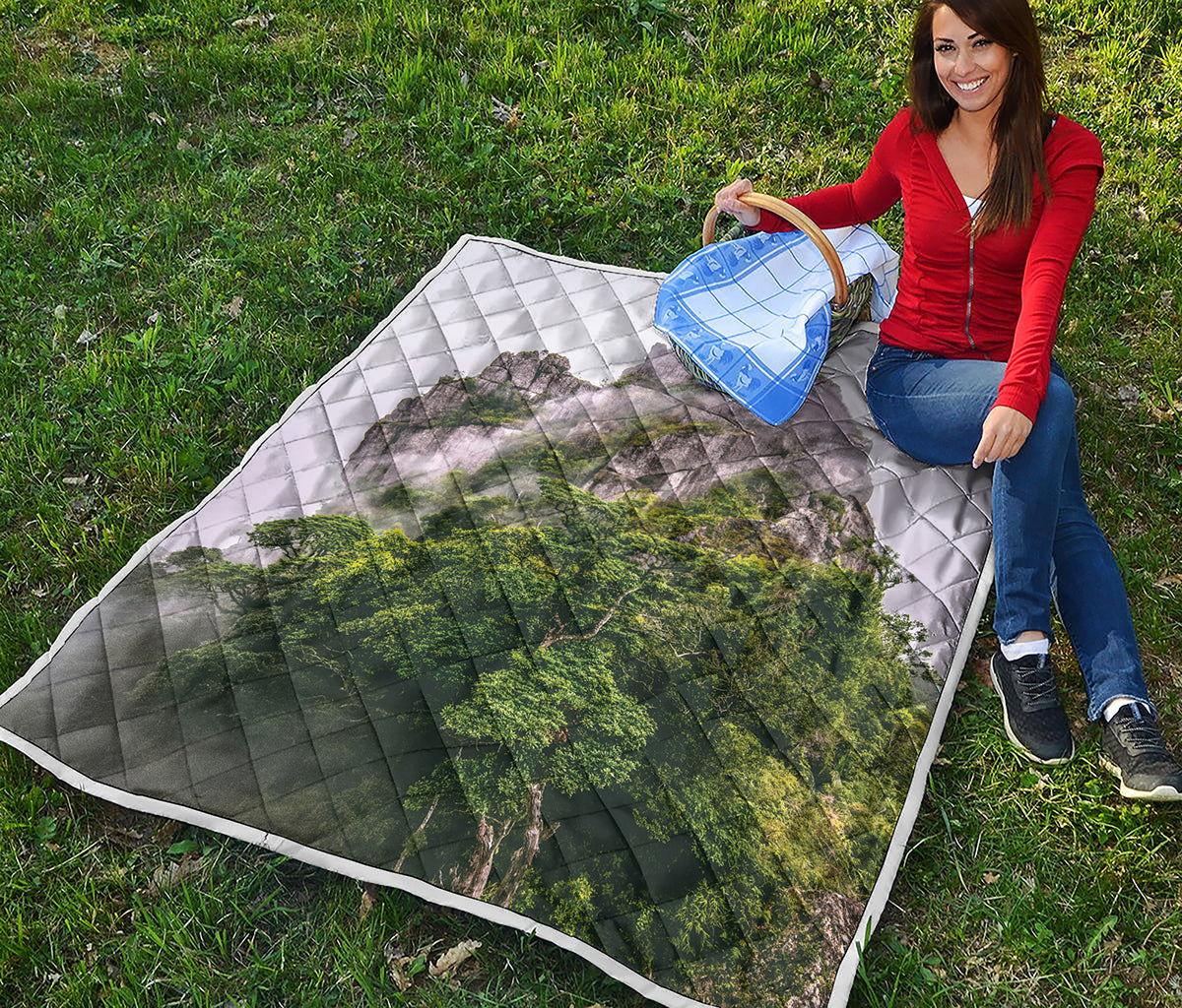 High Mountain Print Quilt