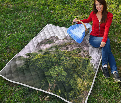 High Mountain Print Quilt