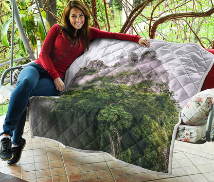 High Mountain Print Quilt