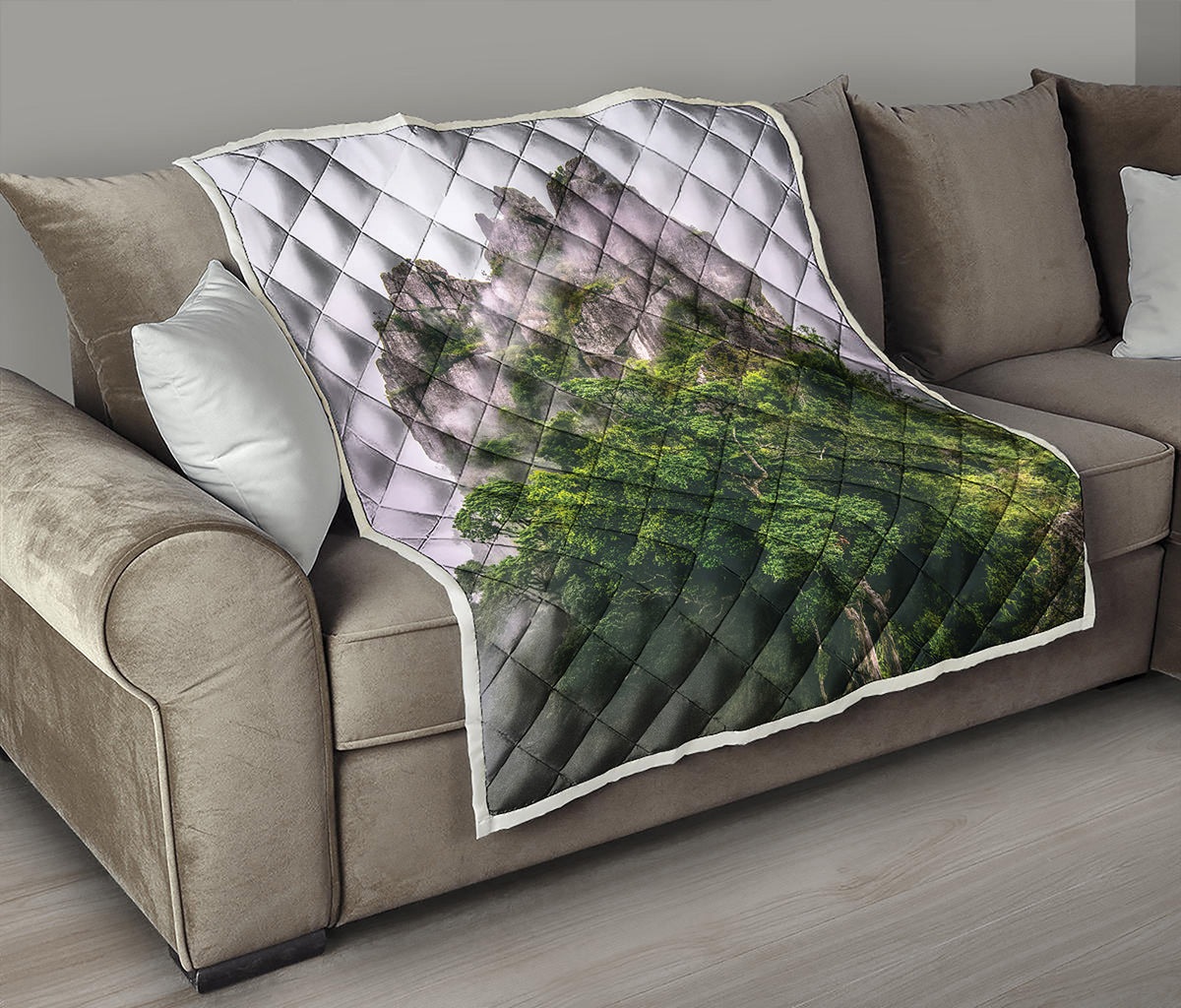 High Mountain Print Quilt