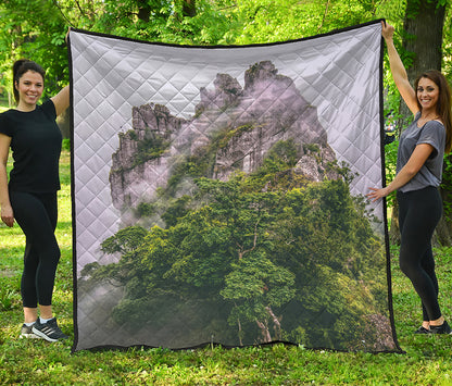High Mountain Print Quilt
