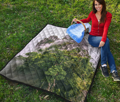 High Mountain Print Quilt