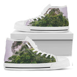 High Mountain Print White High Top Shoes