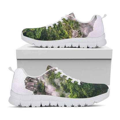 High Mountain Print White Sneakers