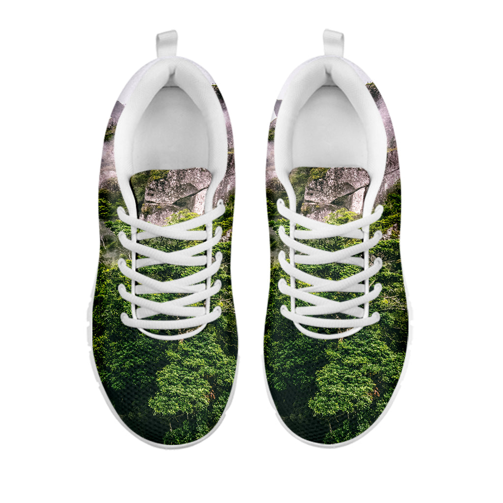 High Mountain Print White Sneakers