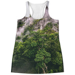 High Mountain Print Women's Racerback Tank Top