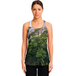 High Mountain Print Women's Racerback Tank Top