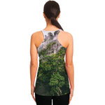 High Mountain Print Women's Racerback Tank Top