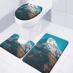 Himalaya Mountain Print 3 Piece Bath Mat Set