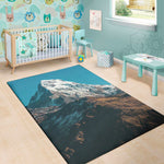 Himalaya Mountain Print Area Rug