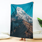 Himalaya Mountain Print Blanket