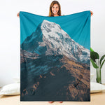 Himalaya Mountain Print Blanket
