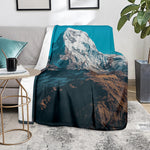 Himalaya Mountain Print Blanket