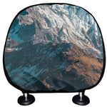 Himalaya Mountain Print Car Headrest Covers