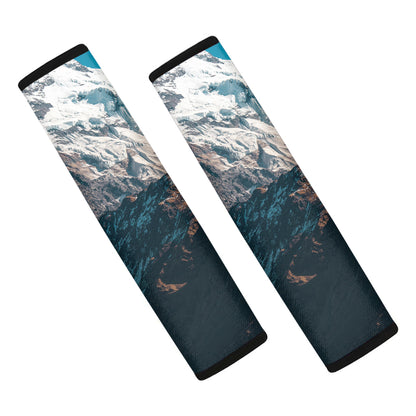 Himalaya Mountain Print Car Seat Belt Covers