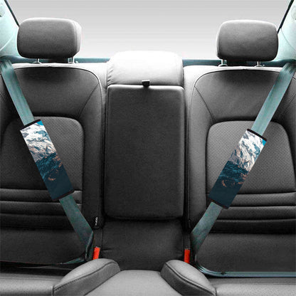 Himalaya Mountain Print Car Seat Belt Covers
