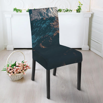 Himalaya Mountain Print Dining Chair Slipcover