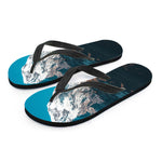 Himalaya Mountain Print Flip Flops