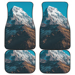 Himalaya Mountain Print Front and Back Car Floor Mats