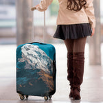 Himalaya Mountain Print Luggage Cover