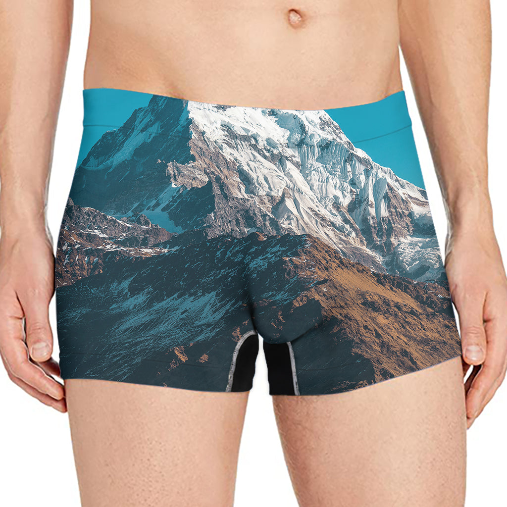 Himalaya Mountain Print Men's Boxer Briefs