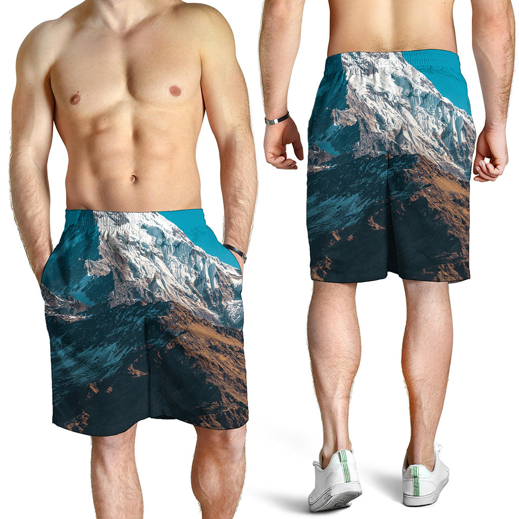 Himalaya Mountain Print Men's Shorts