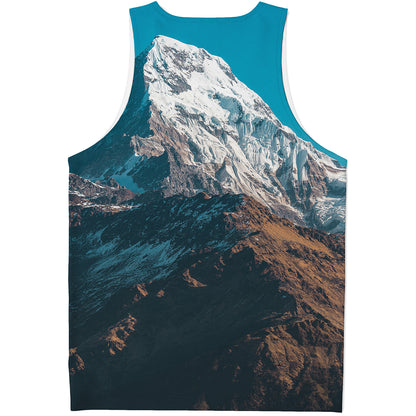 Himalaya Mountain Print Men's Tank Top