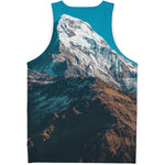 Himalaya Mountain Print Men's Tank Top