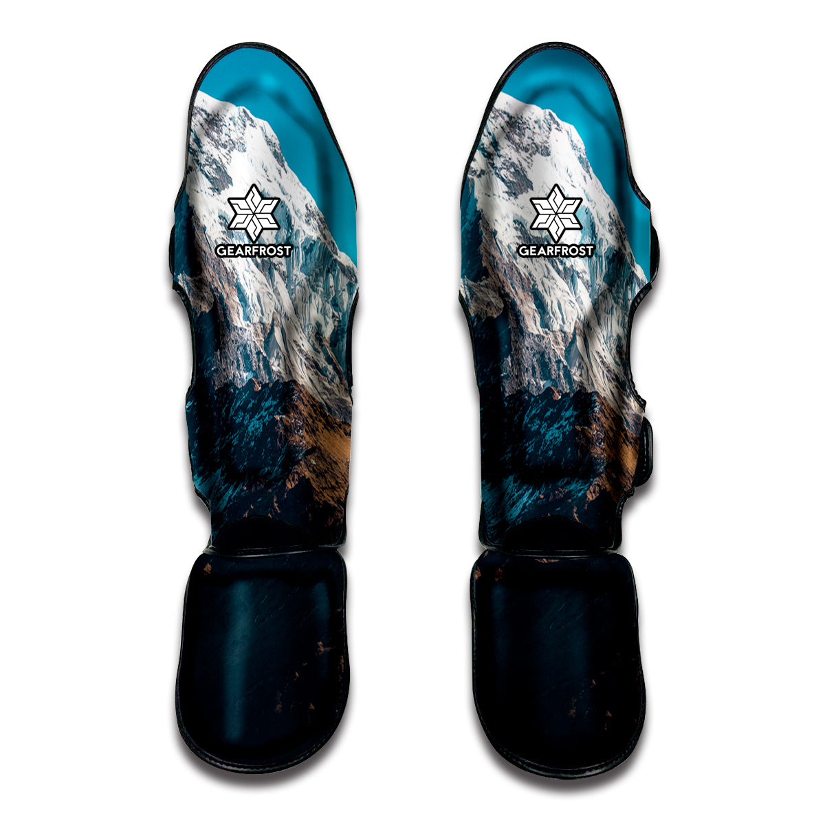 Himalaya Mountain Print Muay Thai Shin Guard