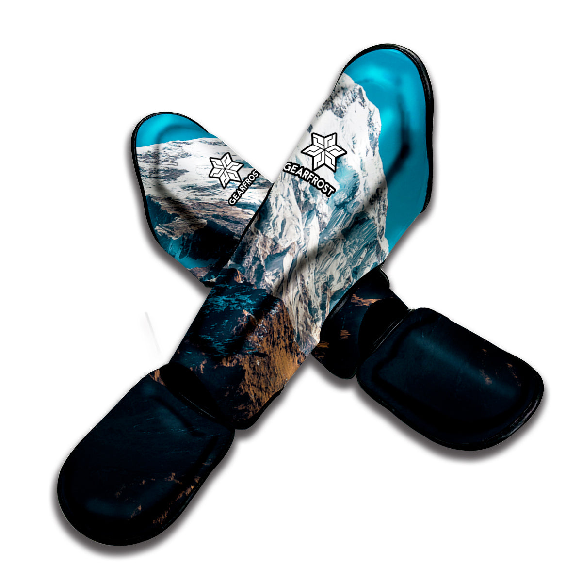 Himalaya Mountain Print Muay Thai Shin Guard