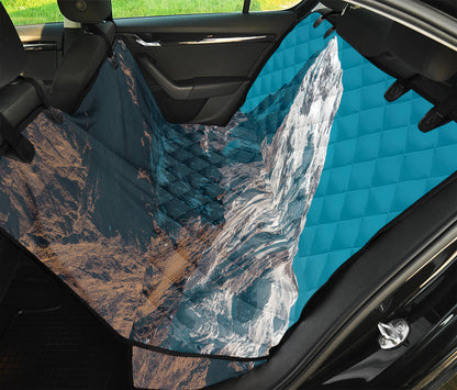 Himalaya Mountain Print Pet Car Back Seat Cover