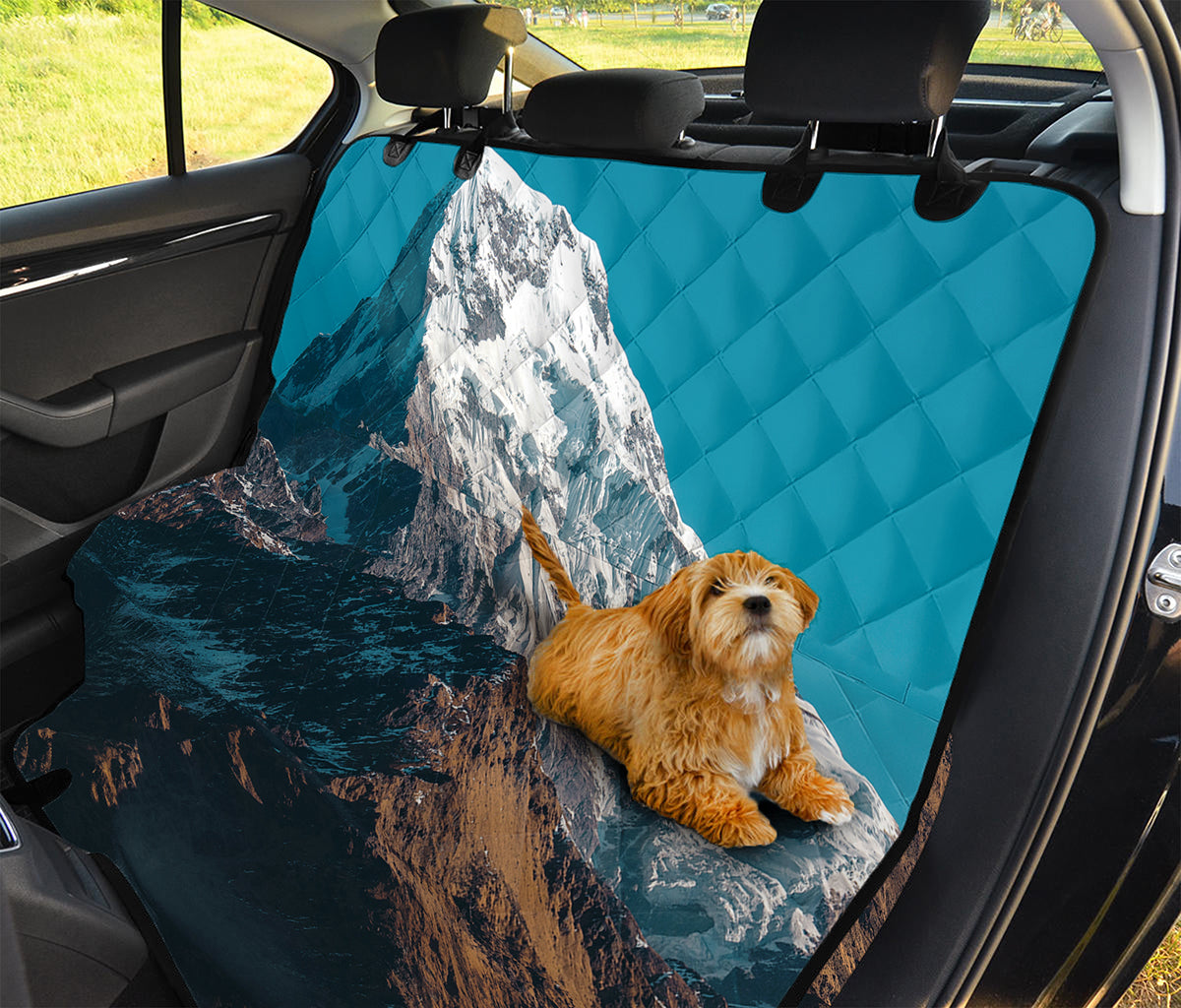 Himalaya Mountain Print Pet Car Back Seat Cover