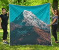 Himalaya Mountain Print Quilt