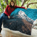 Himalaya Mountain Print Quilt