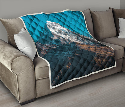 Himalaya Mountain Print Quilt