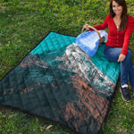 Himalaya Mountain Print Quilt