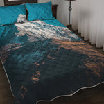Himalaya Mountain Print Quilt Bed Set
