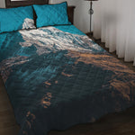 Himalaya Mountain Print Quilt Bed Set