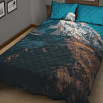 Himalaya Mountain Print Quilt Bed Set
