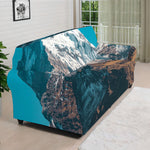 Himalaya Mountain Print Sofa Cover