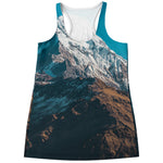 Himalaya Mountain Print Women's Racerback Tank Top