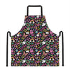 Hippie Peace Sign And Love Pattern Print Apron