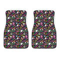 Hippie Peace Sign And Love Pattern Print Front Car Floor Mats